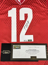JA MORANT Autographed 2022 NBA-All Star Red Nike Swingman Jersey LE 50 PANINI