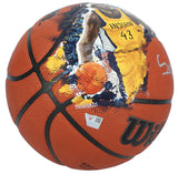 Pascal Siakam Autographed Indiana Pacers Hand Painted Authentic Wilson NBA Basketball Fanatics LE 1/1