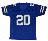 Mel Renfro Autographed/Inscribed "HOF '86" #20 Royal Blue Throwback Custom Jersey Beckett Witnessed