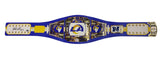 Kyren Williams Autographed Los Angeles Rams Legacy Title Belt Beckett Witnessed