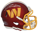 Jayden Daniels Autographed Washington Commanders 2025 Alternate Speed Mini Helmet Fanatics