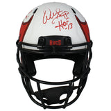 Mike Alstott/Warren Sapp Dual Autographed/Inscribed Tampa Bay Buccaneers Custom Lunar Drip Speed Authentic Helmet Beckett Witnessed
