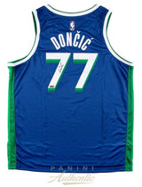 Luka Doncic Autographed Dallas Mavericks Nike 2022-23 City Edition Swingman Jersey Panini