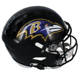 Ray Lewis Autographed Baltimore Ravens Speedflex Authentic Helmet Beckett Witnessed