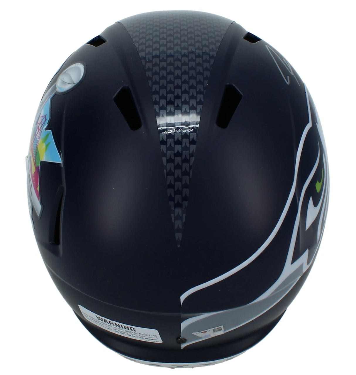 Jaxon Smith-Njigba Autographed Seattle Seahakws Super Bowl LX Champions Logo Speed Full Size Helmet Fanatics