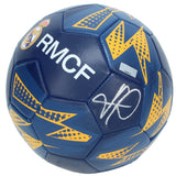 Kylian Mbappe Autographed 2026 Real Madrid Navy Soccer Ball Panini