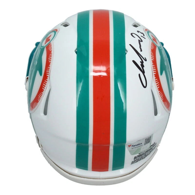 Dan Marino Autographed Miami Dolphins 1980-96 Throwback Speed Mini Helmet Fanatics