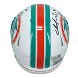 Dan Marino Autographed Miami Dolphins 1980-96 Throwback Speed Mini Helmet Fanatics