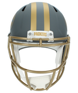Sterling Sharpe Autographed Green Bay Packers Slate Speed Full Size Helmet Beckett Witnessed