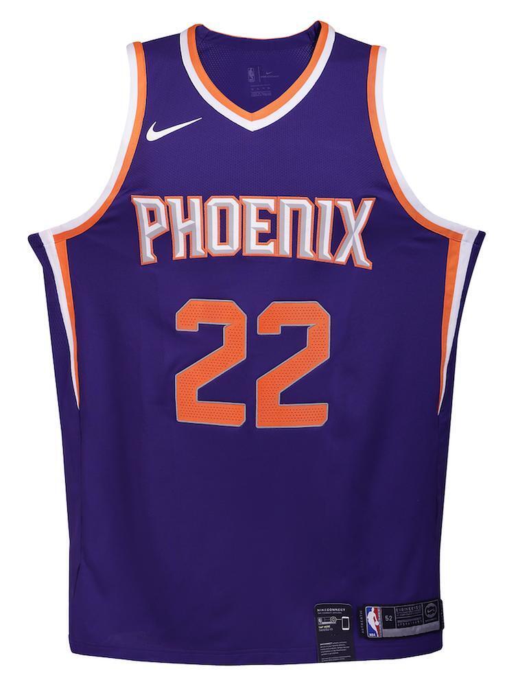 DEANDRE AYTON Autographed Suns "2018 NBA #1 Pick" Authentic Jersey GDL LE 1/22