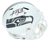 Kam Chancellor Autographed Seattle Seahawks 2024 Salute to Service Speed Full Size Helmet Beckett Witnessed
