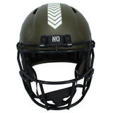 Rashid Shaheed Autographed (In Gold) New Orleans Saints 2022 Salute to Service Speed Full Size Helmet Beckett Witnessed