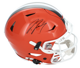 Jerry Jeudy Autographed Cleveland Browns Speedflex Authentic Helmet Beckett Witnessed