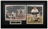 Mickey Mantle Autographed/Inscribed New York Yankees 8" x 10" Photographs Framed Display Beckett