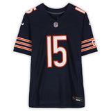 Rome Odunze Autographed Chicago Bears Navy Nike Vapor F.U.S.E. Limited Jersey Fanatics