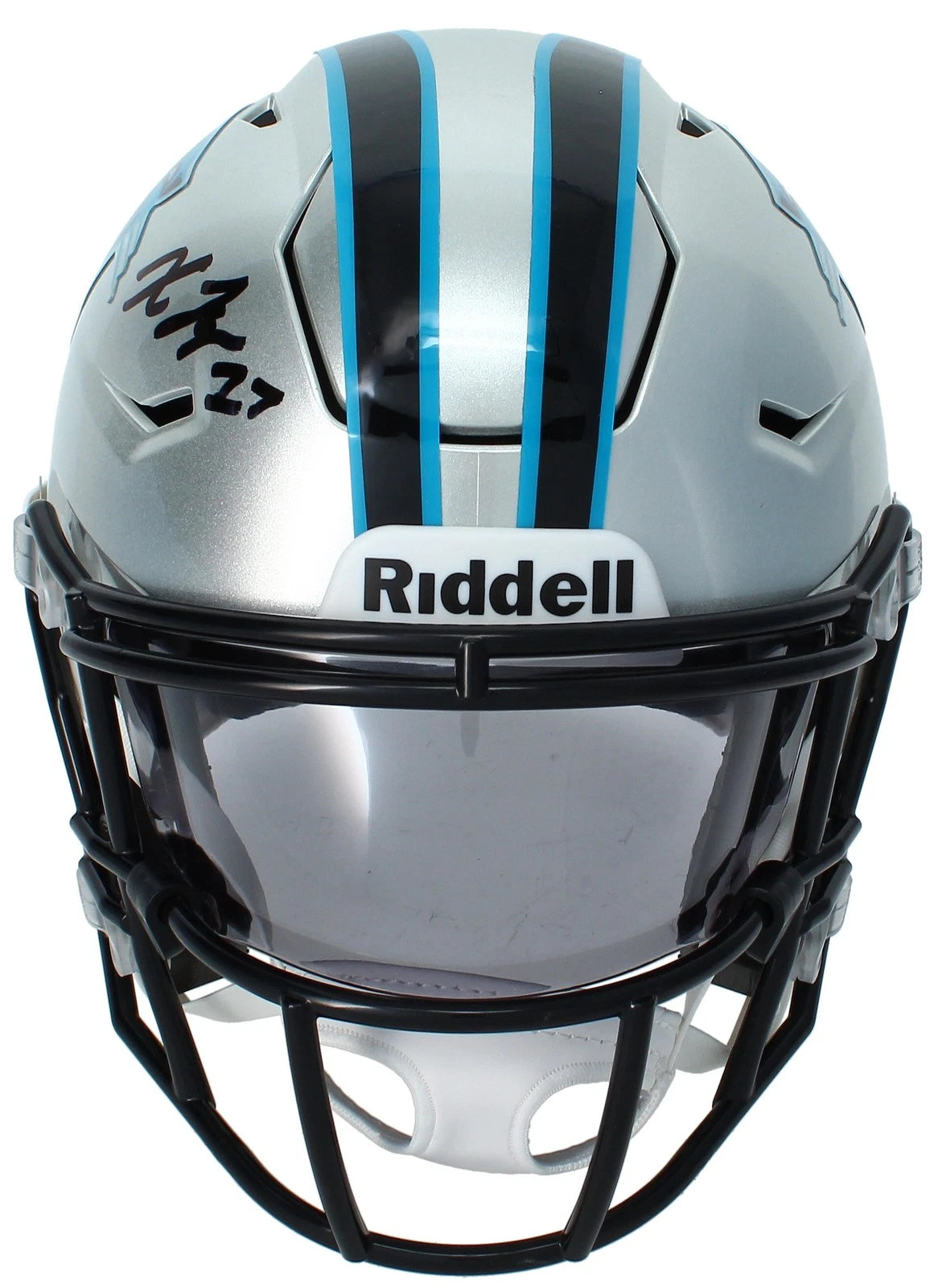 Xavier Legette Autographed Carolina Panthers Speedflex Midi Helmet Beckett Witnessed