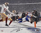 Josh Allen Autographed Buffalo Bills Diving Touchdown in the Snow 16" x 20" Photograph Fanatics