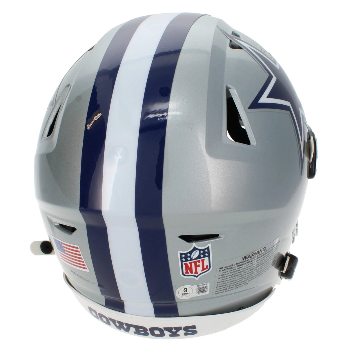 Tony Dorsett Autographed Dallas Cowboys Speedflex Authentic Helmet Beckett Witnessed