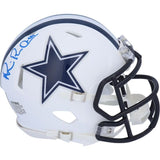 Michael Irvin Dallas Cowboys Autographed Speed White Matte Mini Helmet Fanatics