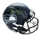Sam Darnold Autographed (in Green) Seattle Seahawks Speed Full Size Helmet Beckett Witnessed