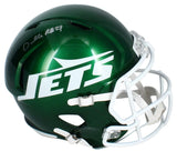 Darrelle Revis Autographed New York Jets Speed Full Size Helmet Beckett Witnessed