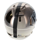 Ashton Jeanty Autographed Las Vegas Raiders Custom Spectra Chrome Speed Authentic Helmet Beckett Witnessed
