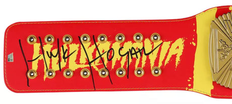 Hulk Hogan Autographed WWE Hogan Signature Series Replica Title Belt Fanatics
