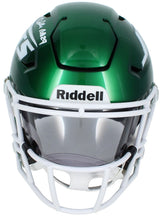 Darrelle Revis Autographed (in White) New York Jets Speedflex Midi Helmet Beckett Witnessed