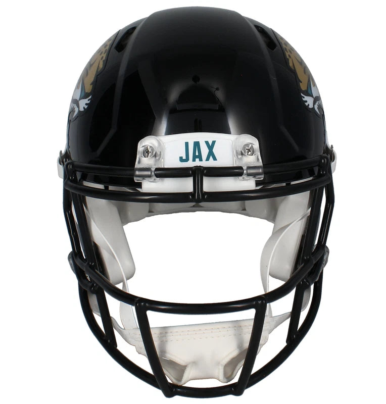 Travis Hunter Autographed Jacksonville Jaguars Speed Authentic Helmet Fanatics