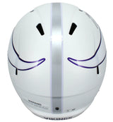 JJ McCARTHY SIGNED MINNESOTA VIKINGS F/S WINTER WARRIOR SPEED REP HELMET BECKETT