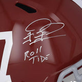 Tua Tagovailoa Autographed Alabama Crimson Tide "Roll Tide" Authentic Speed Helmet Fanatics