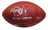 MATTHEW STAFFORD Autographed/Inscribed "SB LVI CHAMPS" Los Angeles Rams SB LVI Champions Logo Wilson Duke Authentic Football FANATICS LE 9/56