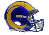 COOPER KUPP Autographed Los Angeles Rams Super Bowl LVI Champs Logo Speed Authentic Helmet FANATICS