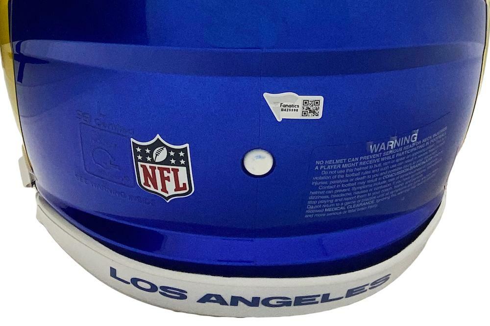 Odell Beckham Jr Autographed Los Angeles Rams Speed Authentic Helmet Fanatics