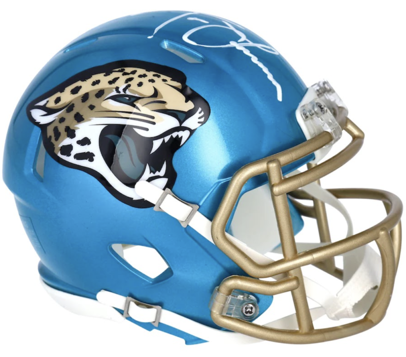 Trevor Lawrence Autographed Jacksonville Jaguars Flash Speed Mini Helmet Fanatics