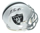 Brock Bowers Autographed Las Vegas Raiders Speed Mini Helmet Beckett Witnessed
