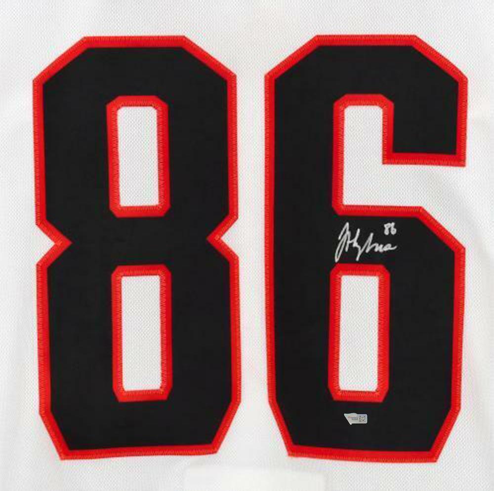 JACK HUGHES Autographed 2022 NHL All-Star White Adidas Jersey FANATICS