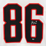 JACK HUGHES Autographed 2022 NHL All-Star White Adidas Jersey FANATICS