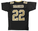 Rashid Shaheed of the New Orleans Autographed Saints Black Custom Jersey Beckett