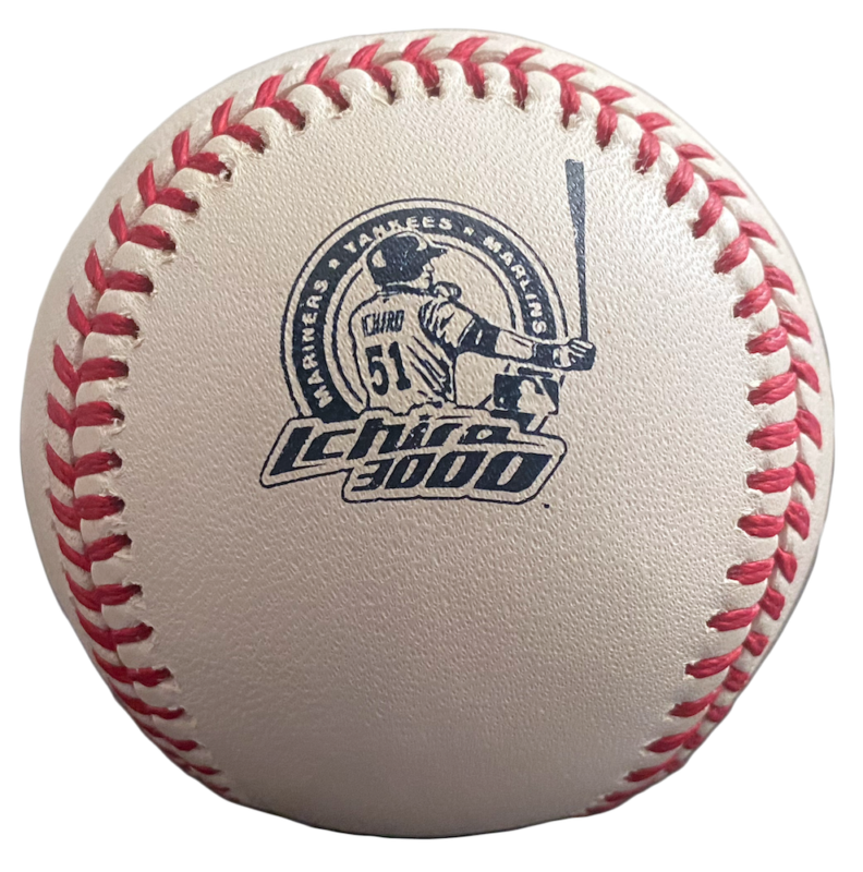 Ichiro Suzuki Autographed 3000 Hit Logo Official MLB Baseball PSA/DNA