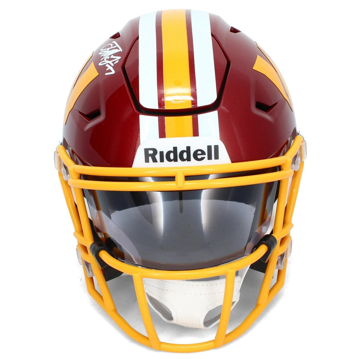 Terry McLaurin Autographed Washington Commanders Speedflex Midi Helmet Beckett Witnessed