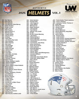 2026 NFL Under Wraps NFL Volume 1 Full Size Helmet Mystery Box Fanatics