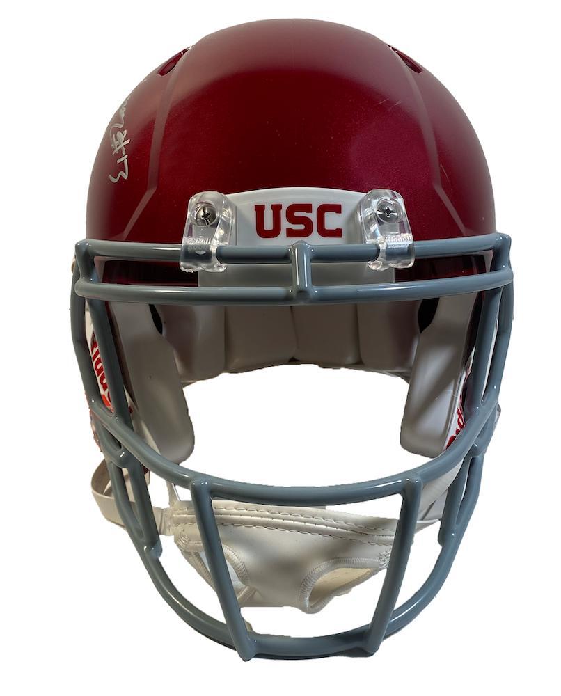 CALEB WILLIAMS Autographed USC Trojans Speed Authentic Helmet FANATICS