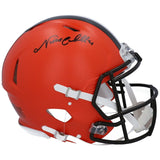 NICK CHUBB Autographed Cleveland Browns Speed Authentic Helmet FANATICS