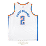 Shai Gilgeous-Alexander Autographed Oklahoma City Thunder White Nike Swingman Jersey Panini