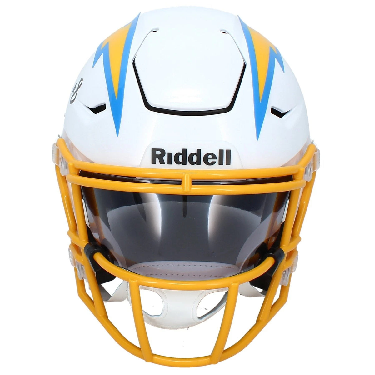 Omarion Hampton Autographed Los Angeles Chargers Speedflex Midi Helmet Beckett Witnessed