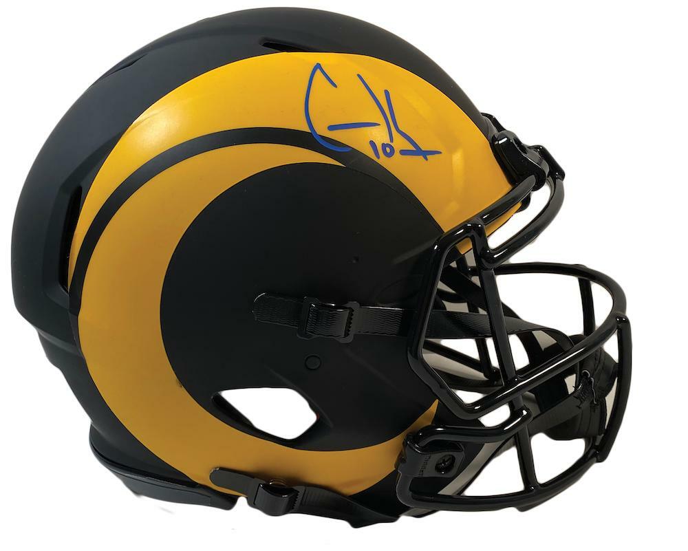 Cooper Kupp Autographed Los Angeles Rams Eclipse Speed Authentic Helmet Fanatics