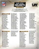 2026 NFL Under Wraps NFL Volume 1 Speedflex Midi Helmet Mystery Box Fanatics