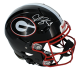 Champ Bailey Autographed Georgia Bulldogs Black Alternate Speedflex Authentic Helmet Beckett Witnessed