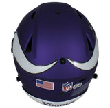 Jordan Addison Autographed Minnesota Vikings Speedflex Authentic Helmet Beckett Witnessed